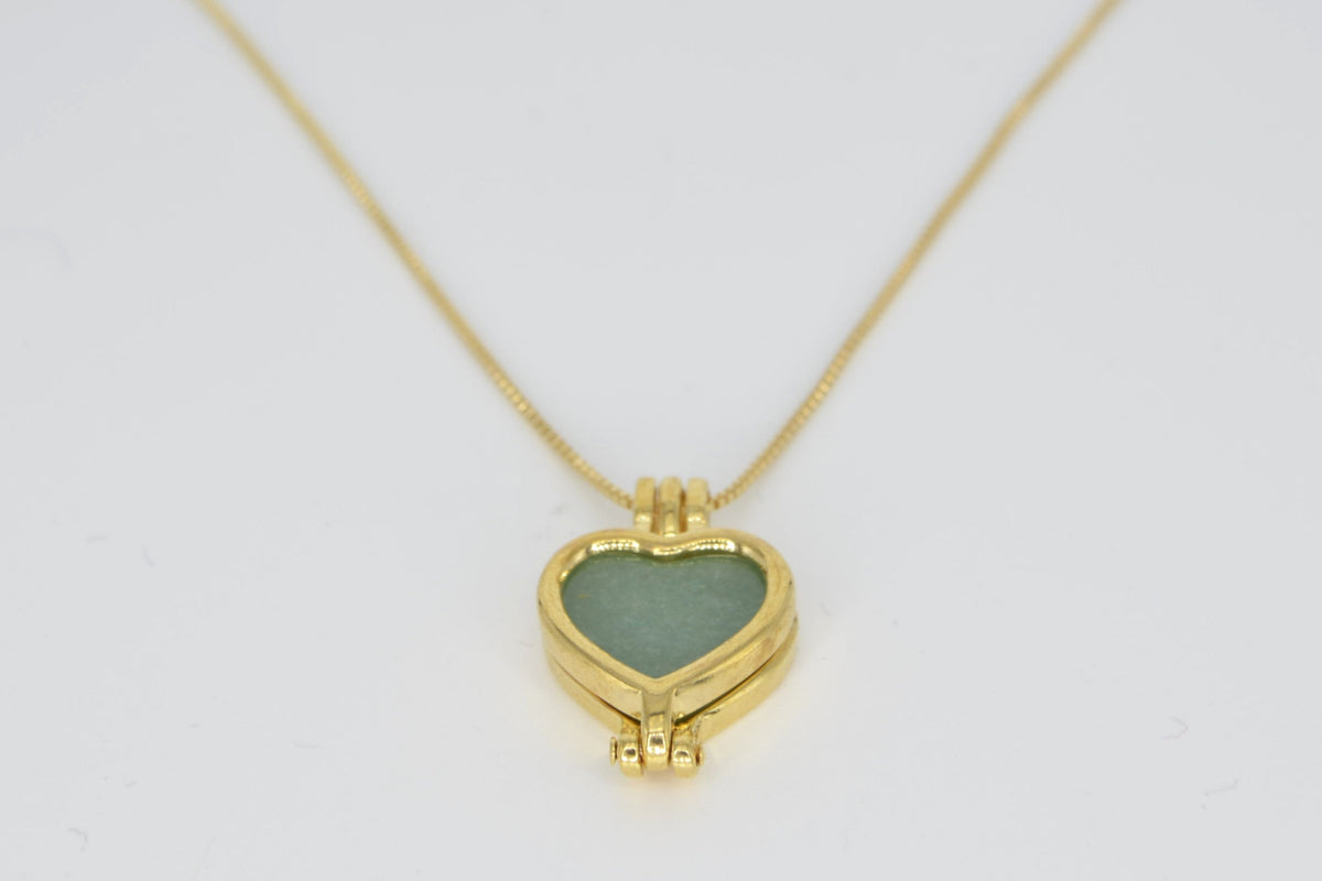 Amor Wechselstein-Halskette – 18K vergoldet