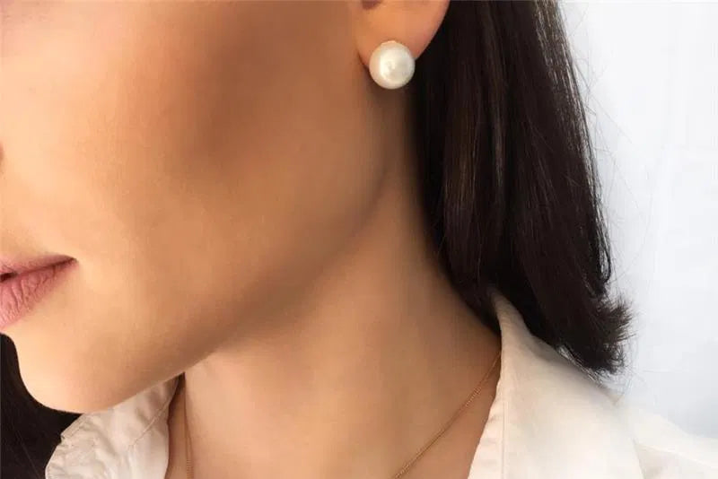 Essencia Muschelperlen Ohrringe – 18K vergoldet