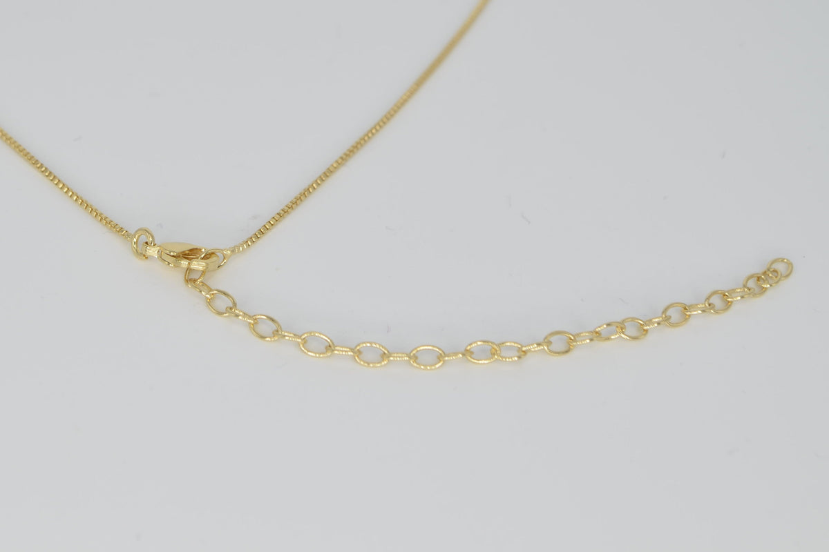 Momento Wechselstein-Halskette – 18K vergoldet