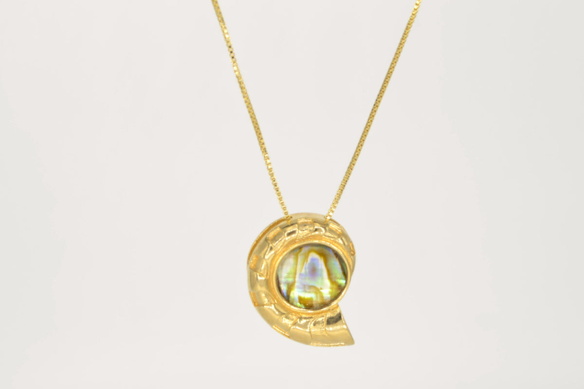 Shell Abalone Halskette – 18K vergoldet