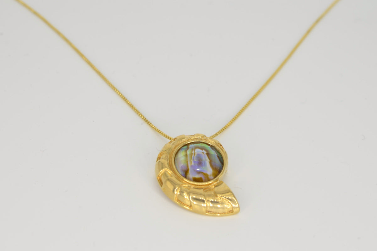 Shell Abalone Halskette – 18K vergoldet