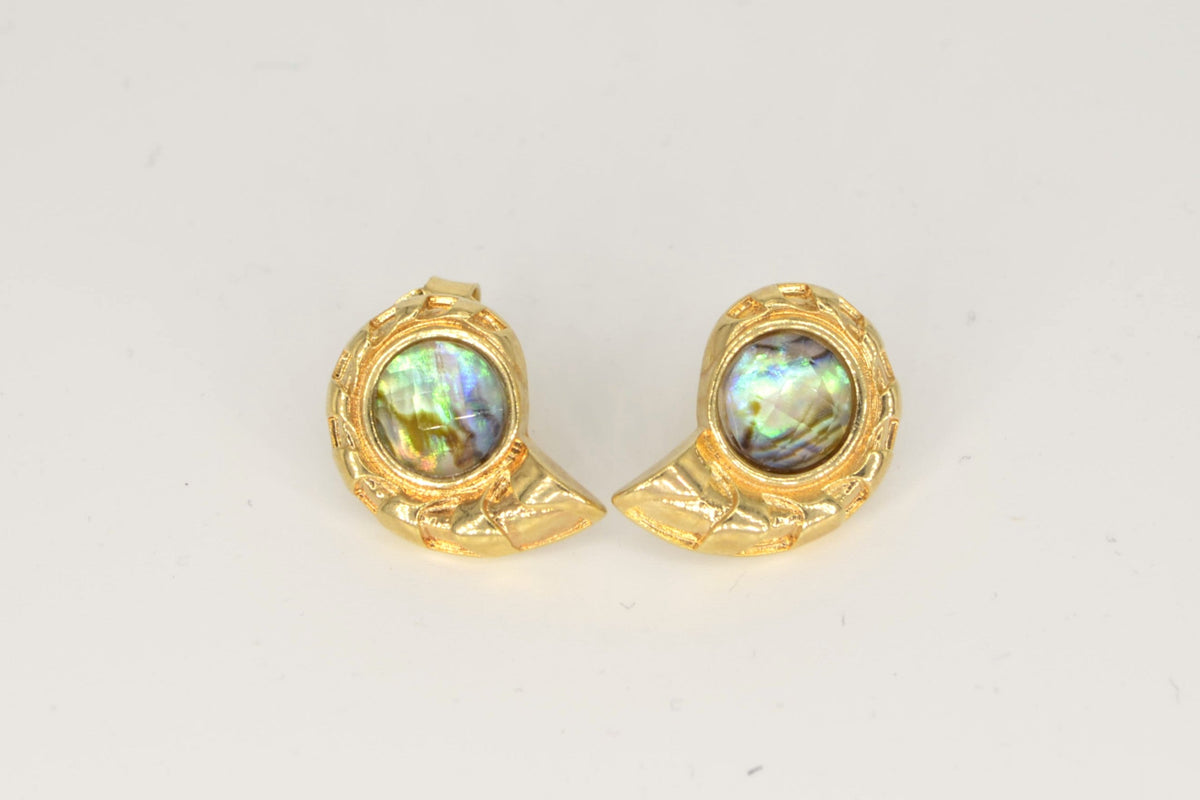 Shell Abalone Ohrringe – 18K vergoldet